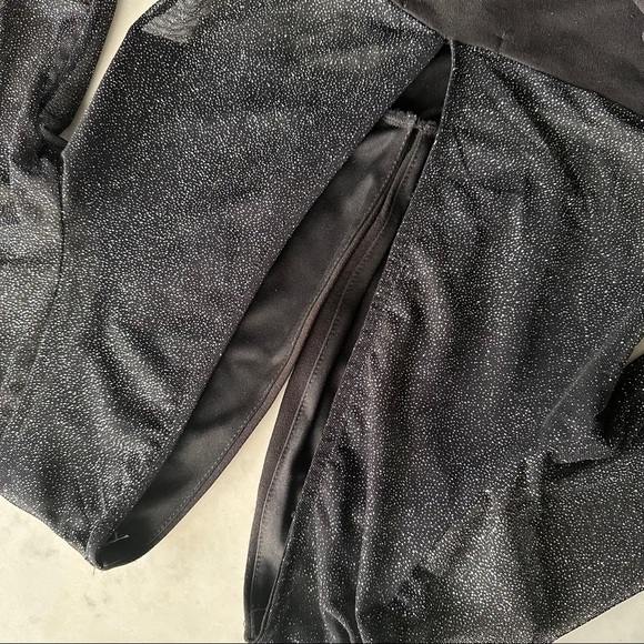 NEW Black sparkle bodysuit blouse - Picture 6 of 7